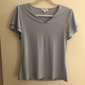 Women’s Calvin Klein short sleeve v-neck blouse